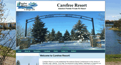 Desktop Screenshot of carefreeresort.com